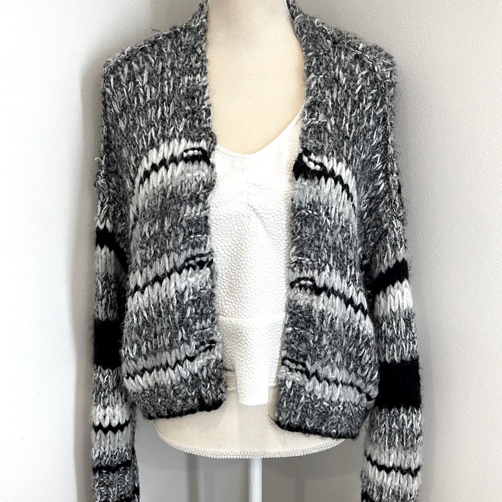 Free People Wanderer Cardi Chunky Cardigan Sweater Size Small